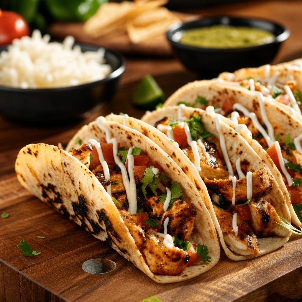 Tacos Al Carbon.