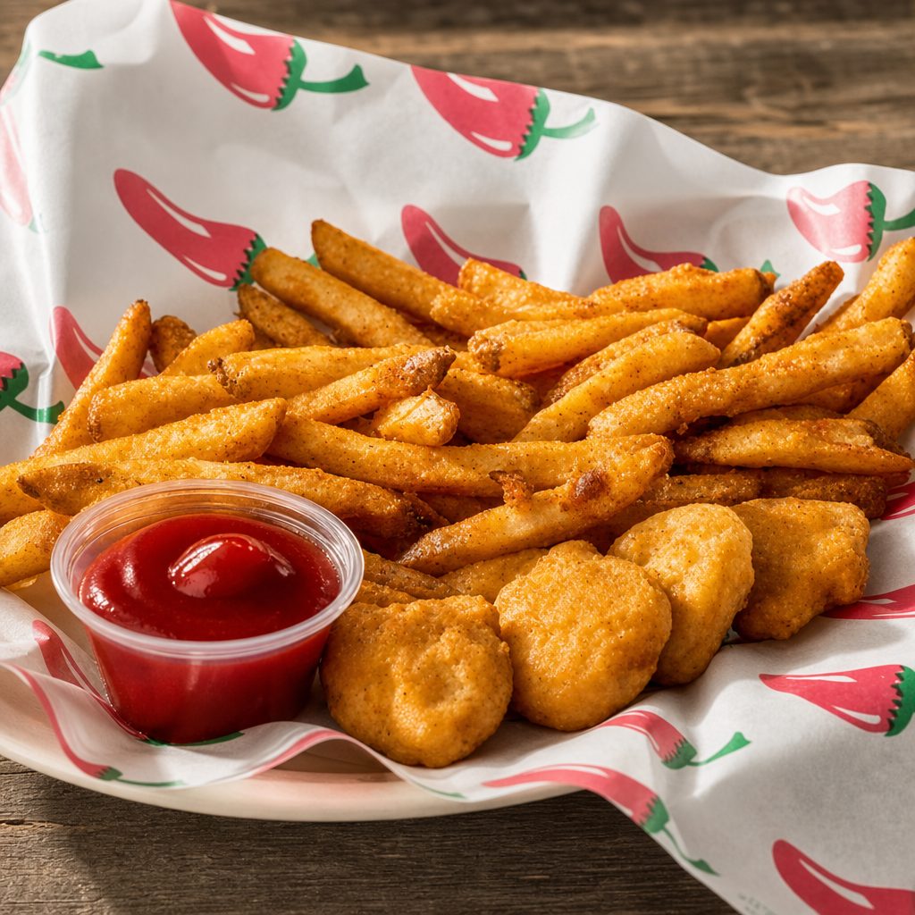 Chicken Nuggets and Fries.