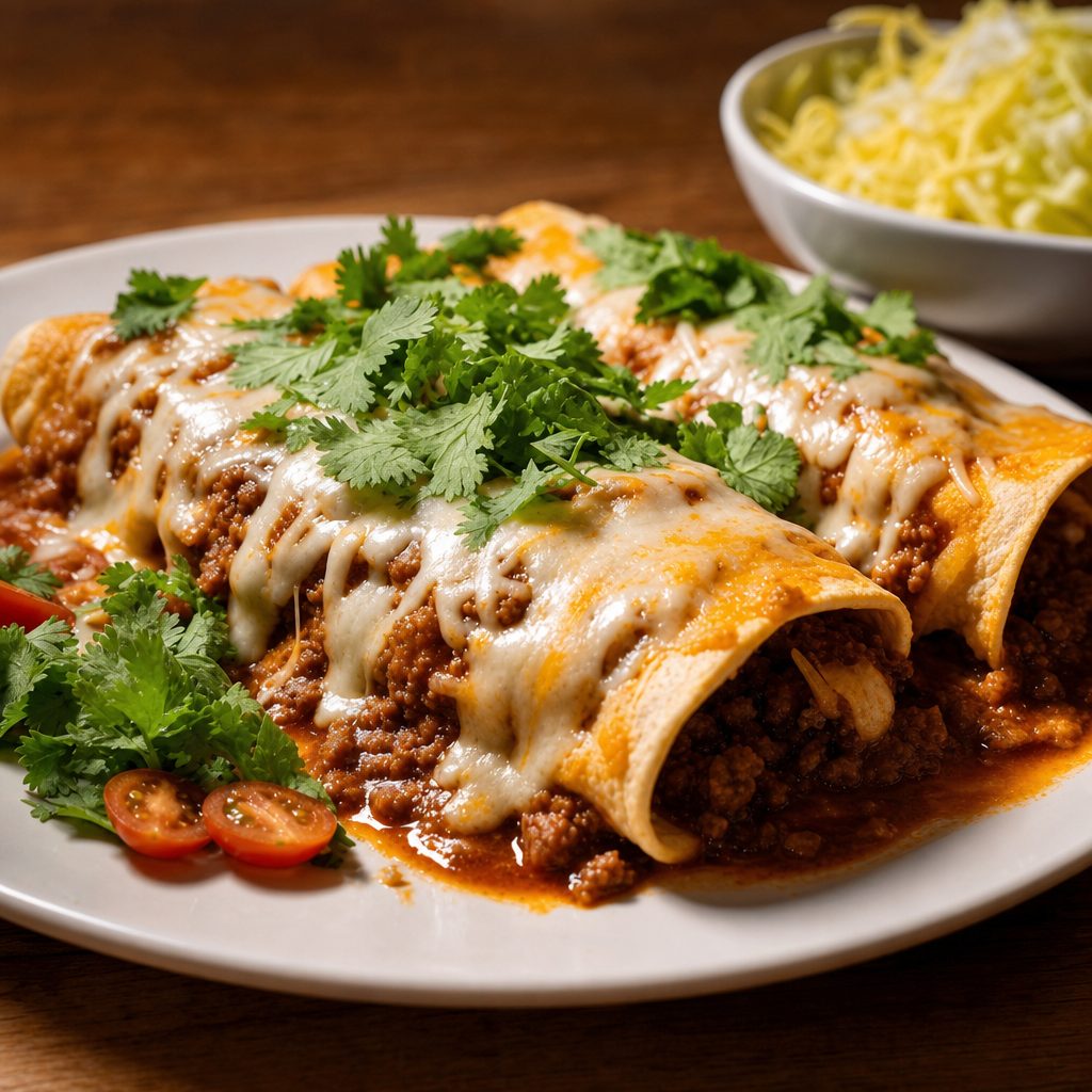 Enchiladas Verdes or Rojas.