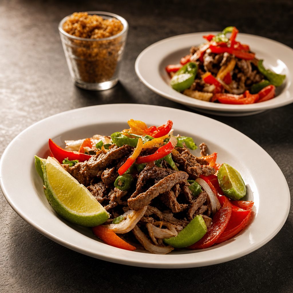 Beef Fajitas.