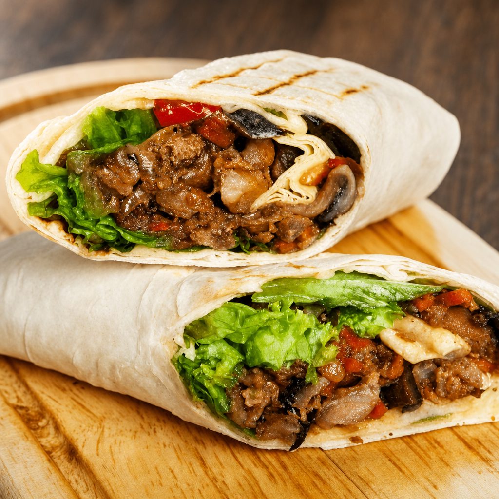 Chicken Burrito Blanco.