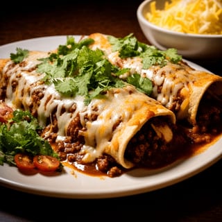 Chile Con Queso Enchiladas